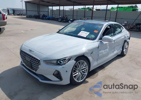 2020 Genesis G70 2.0T Rwd из США, поврежденный, VIN KMTG34LA0LU055631